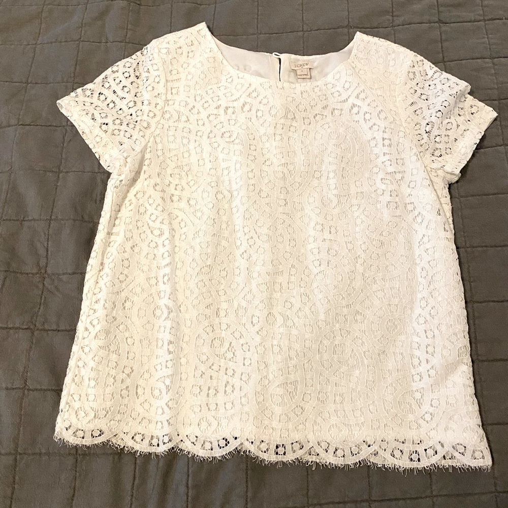 JCrew Factory Lace Top size 8